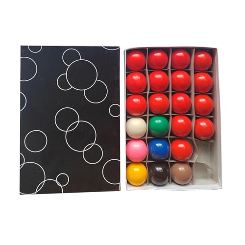 rockible 22-teiliges Mini-Billard-Snooker-Kugel-Set, kleines Billardtisch-Zubehör, komplettes Set, 32MM von rockible