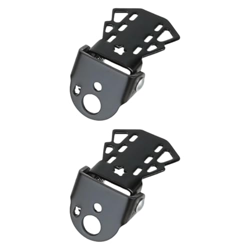 rockible 2Pcs Fahrrad Hinten Pedale Flache Plattform Pedale Faltrad Passagier Fuß Rest für Klapp Fahrrad von rockible