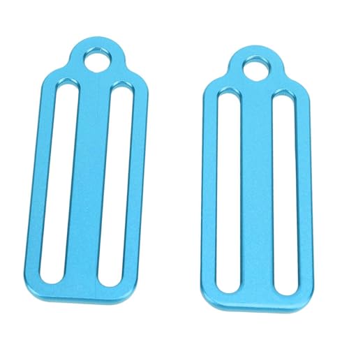 rockible 2X Gewichtsgurt-Schieber, Gewichtsgurt-Halter für 2-Zoll-Gurtband, Schnorchelgurt-Seitengurt mit Schnappverschluss zum Surfen, Blau von rockible