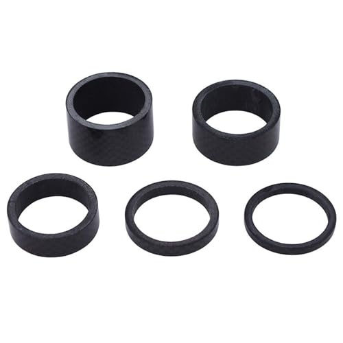 rockible 5X Rennrad Headset Spacer Bike Gabel Washer Set Fahrrad Stem Washer Bike Lenker Vorbau Spacer von rockible