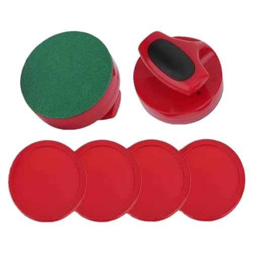 rockible Air Hockey Pusher und Pucks, Tischspiel-Zubehör, Torgriff-Pusher, Air Hockey Paddel für Erwachsene, Stil b von rockible