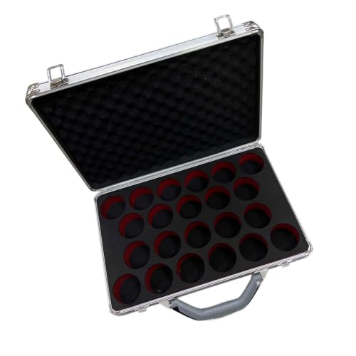 rockible Aufbewahrungsbox für Billardkugeln, Halter für 22 Kugeln, Koffer für Snookerkugeln, Tragetasche für Billardtische für unterwegs rockible Aufbewahrungsbox für Billardkugeln, Halter für 22 Kugeln, Koffer für Snookerkugeln, Tragetasche für Billardtische für unterwegs von rockible