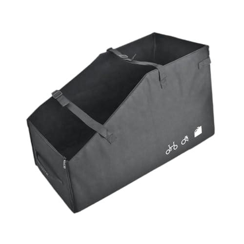 rockible Auto Trunk Organizer Faltrad Tasche Fahrrad Aufbewahrungskoffer Faltrad Aufbewahrungsbox für Geburtstag, Schwarz von rockible