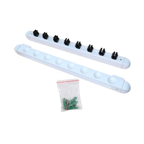 rockible Billard Wandhalterung, Billard Queue Halterung Wand für Schulen, Heime und Vereine, Billard-Queue-Rack, Wandmontierter Pool Cue Wall Mounted Rack für 8Queues Billardzubehör, Weiß rockible Billard Wandhalterung, Billard Queue Halterung Wand für Schulen, Heime und Vereine, Billard-Queue-Rack, Wandmontierter Pool Cue Wall Mounted Rack für 8Queues Billardzubehör, Weiß von rockible