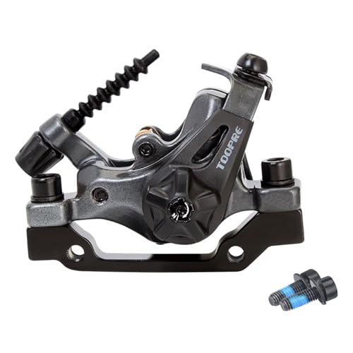rockible Fahrrad Mechanische Scheibenbremse Scheibenbremse Bremssattel Fahrrad Scheibenbremse für Fixed Gear Bike, Schwarz, VORDERSEITE rockible Fahrrad Mechanische Scheibenbremse Scheibenbremse Bremssattel Fahrrad Scheibenbremse für Fixed Gear Bike, Schwarz, VORDERSEITE von rockible