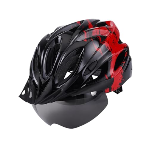 rockible Fahrradhelm Fahrradhelm Sporthelme Fahrradhelm für Skateboardfahren, Schwarz Rot rockible Fahrradhelm Fahrradhelm Sporthelme Fahrradhelm für Skateboardfahren, Schwarz Rot von rockible