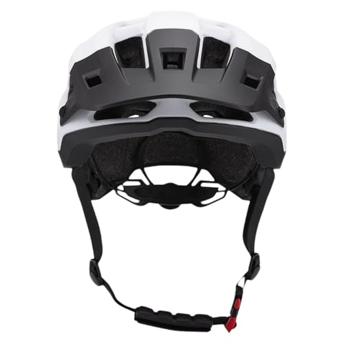 rockible Fahrradhelm für Erwachsene, Fahrradhelm, Kopfumfang Verstellbar, Leicht, für Männer Und Frauen, Fahrradhelm, Fahrradhelm, D, weiß schwarz von rockible