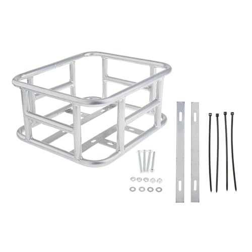 rockible Fahrradkorb hinten, Fahrradgepäckträger hinten, Gepäckträgerkorb, große Kapazität, für Mountainbike rockible Fahrradkorb hinten, Fahrradgepäckträger hinten, Gepäckträgerkorb, große Kapazität, für Mountainbike von rockible