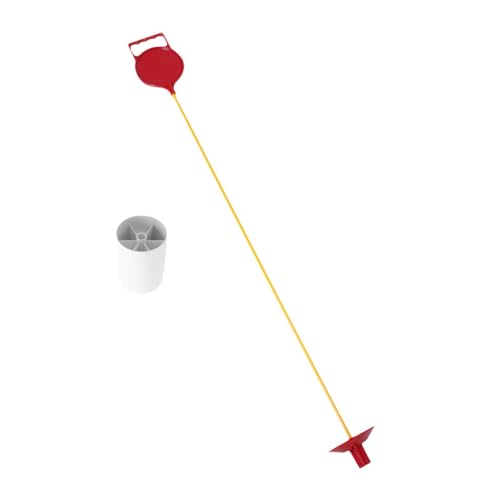 rockible Golf-Fahnenstock und -, Putting Green-Fahnenstock, 91,4 cm Stange, Golf-Pin und -Set, Golf-Fahnenmast für Country Club Driving Range, Rot von rockible