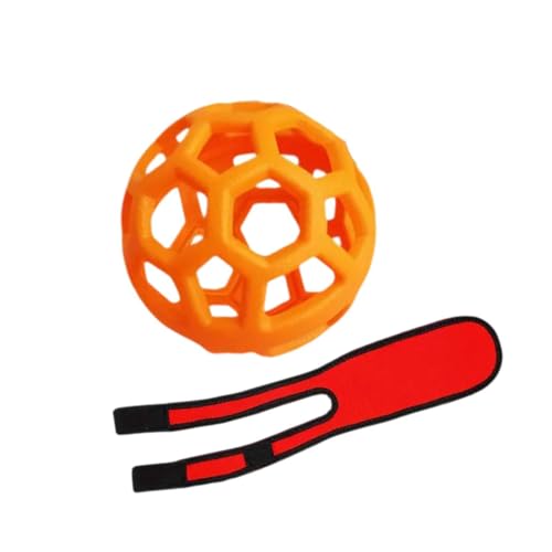 rockible Golfschwungtrainer, Golfschwung-Trainingshilfe-Armband, stabiles, leichtes Zubehör, Verstellbarer Golfball für Anfänger, Orange 1 Armband von rockible