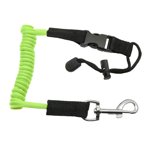 rockible Kajak-Paddel-Leine, gewickeltes Lanyard-Seil, Angelzubehör, Halteleine, dehnbarer Riemen, Paddelhalter für Kanufahren, Grün rockible Kajak-Paddel-Leine, gewickeltes Lanyard-Seil, Angelzubehör, Halteleine, dehnbarer Riemen, Paddelhalter für Kanufahren, Grün von rockible