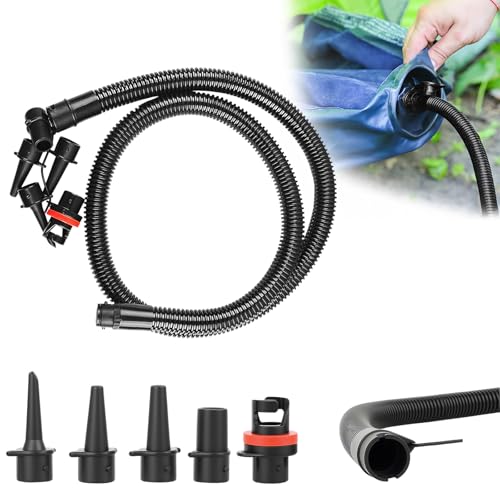 rockible Luftpumpe Aufblasbarer Schlauch Aufblaspumpe Luftschlauch Ersatzpumpenzubehör Handpumpenschlauch für Luftkompressor Ruderboot rockible Luftpumpe Aufblasbarer Schlauch Aufblaspumpe Luftschlauch Ersatzpumpenzubehör Handpumpenschlauch für Luftkompressor Ruderboot von rockible