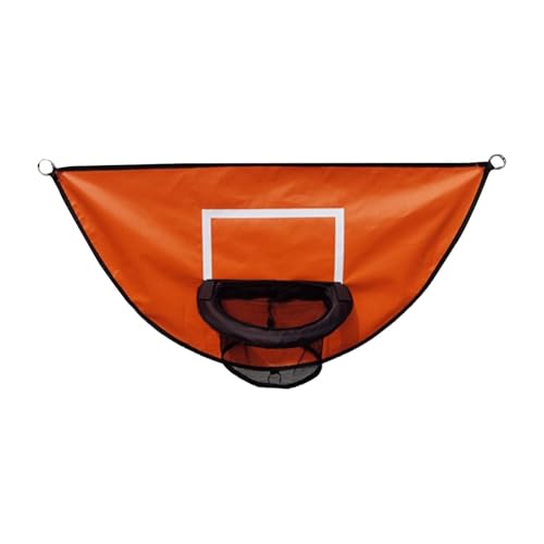 rockible Mini-Basketballkorb für Trampolin, Basketballständer, leichtes Baseboard, Trampolin-Zubehör, Orange von rockible