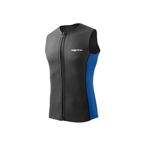 rockible Neoprenanzug-Oberteil, ärmellos, Weste, Neoprenanzug, Reißverschluss, Tauchweste zum Schnorcheln, Wassersport, XL rockible Neoprenanzug-Oberteil, ärmellos, Weste, Neoprenanzug, Reißverschluss, Tauchweste zum Schnorcheln, Wassersport, XL von rockible