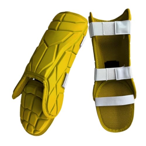 rockible Baseball Beinschutz, Schienbeinschoner für Gewichtheben, Baseball Batter Leg Guards, Ergonomisch Schienbein Schutzausrüstung für Baseball und Softballaktivitäten, Gelb rockible Baseball Beinschutz, Schienbeinschoner für Gewichtheben, Baseball Batter Leg Guards, Ergonomisch Schienbein Schutzausrüstung für Baseball und Softballaktivitäten, Gelb von rockible