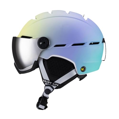 rockible Skihelm für Damen und Herren, Snowboardhelm, verstellbare Passform, bessere Dämpfung, Leichter Snowboardhelm für Männer und Frauen, M rockible Skihelm für Damen und Herren, Snowboardhelm, verstellbare Passform, bessere Dämpfung, Leichter Snowboardhelm für Männer und Frauen, M von rockible