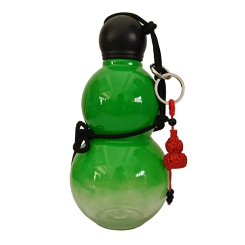 rockible Sport-Wasserflasche, Wasserbecher, Kürbisform, Trinkflasche, Trinkwasserflasche für den Außenbereich, GrÜn von rockible