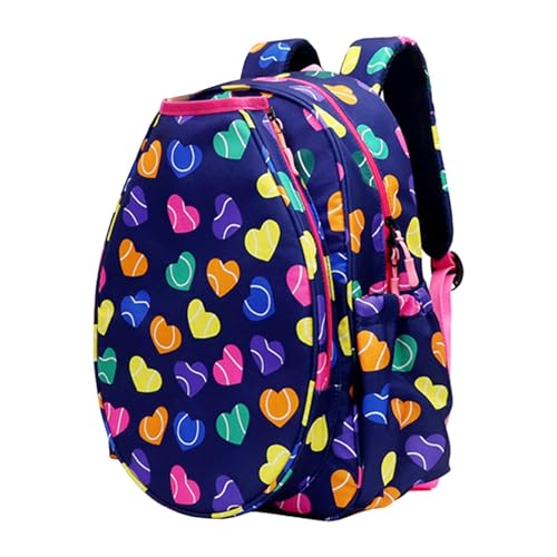 rockible Tennis-Rucksack, Tennistasche, multifunktionale Outdoor-Sporttasche, große Kapazität, Schlägertasche, Blau von rockible