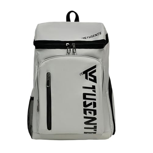 rockible Tennis Rucksack mit Schuhfach, Badminton Tasche Rucksack, Tennis Backpack Large, Badminton Backpack, Pickleball Racket Tennis Gift Bag für Outdoor Badminton Squash Schläger, Silber rockible Tennis Rucksack mit Schuhfach, Badminton Tasche Rucksack, Tennis Backpack Large, Badminton Backpack, Pickleball Racket Tennis Gift Bag für Outdoor Badminton Squash Schläger, Silber von rockible