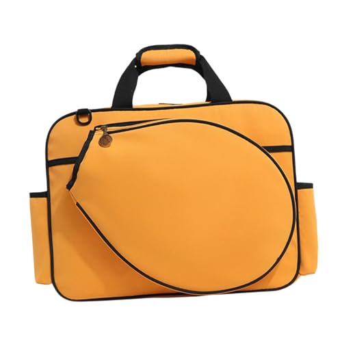 rockible Tennis Tote Tasche Handtasche Tennis Schläger Tasche Badminton Schulter Tasche für Pickleball Fitness, Orange von rockible