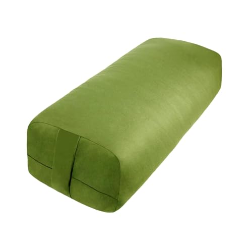 rockible Yoga Bolster Kissen Meditation Kissen Yoga Werkzeug Yoga Hilfs Kissen für Unterstützung, Rechteck Grün von rockible