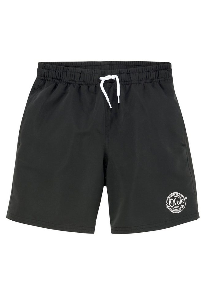 s.Oliver Badeshorts mit seitlichem Logodruck von s.Oliver