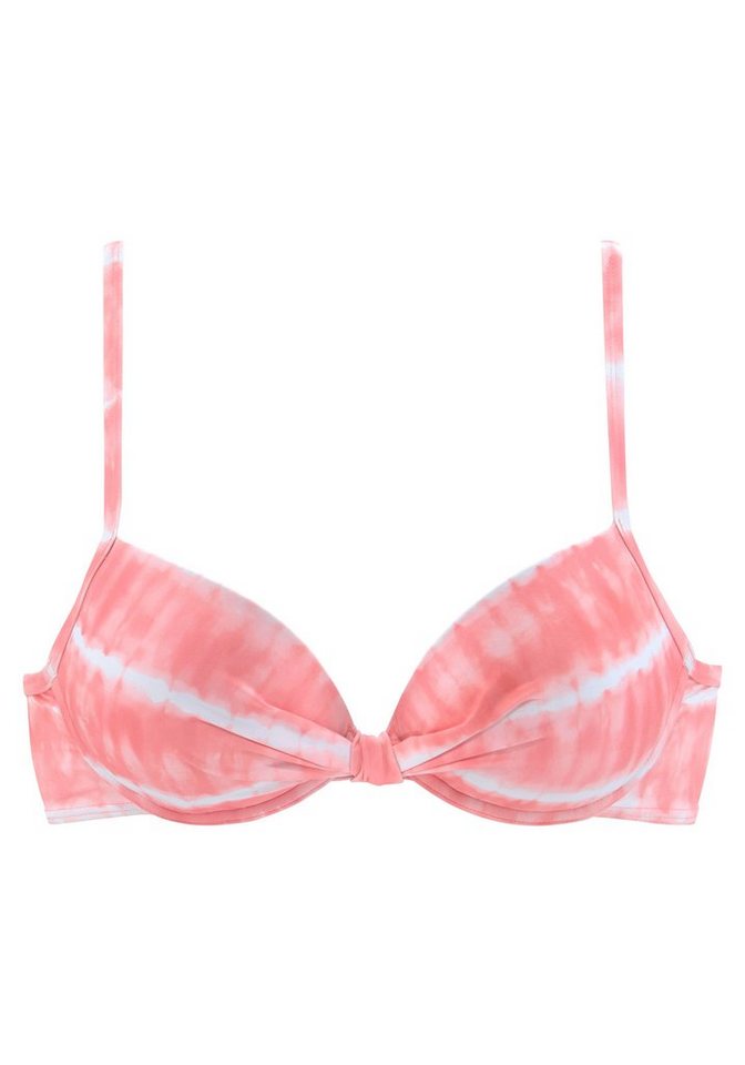s.Oliver Bügel-Bikini-Top Enja, mit wattierten Cups und Batikdruck s.Oliver Bügel-Bikini-Top Enja, mit wattierten Cups und Batikdruck von s.Oliver