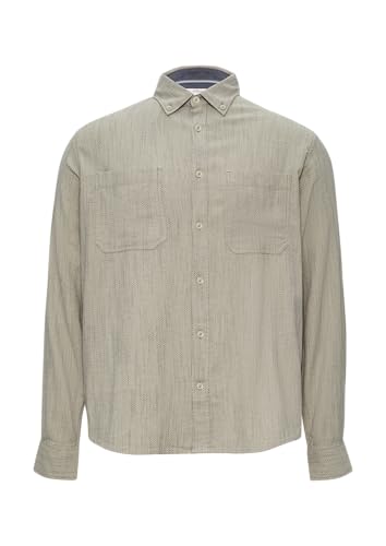 s.Oliver Regular Fit: Strukturiertes Hemd mit Fischgratmuster beige XL s.Oliver Regular Fit: Strukturiertes Hemd mit Fischgratmuster beige XL von s.Oliver