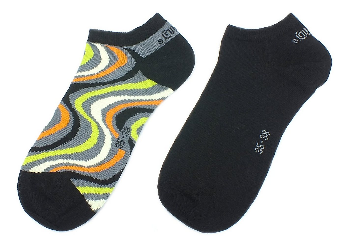 s.Oliver Sneakersocken s.Oliver Socks (Packung, 2-Paar, 2 Paar) Damen Unisex Herren Socken Sneakersocken Baumwolle Muster von s.Oliver