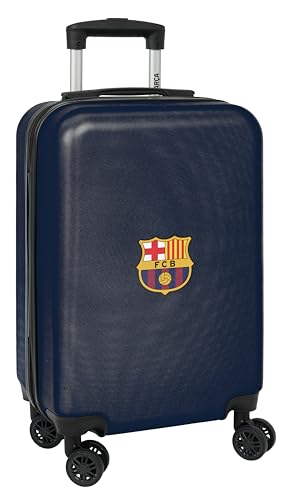 F.C. Barcelona Kabinentrolley, 50,8 cm, Koffer mit Rädern, Sicherheitsschloss, Leichter Koffer, 34,5 x 20 x 55 cm, Marineblau/Granat, Marineblau/Granat, Estándar, Lässig F.C. Barcelona Kabinentrolley, 50,8 cm, Koffer mit Rädern, Sicherheitsschloss, Leichter Koffer, 34,5 x 20 x 55 cm, Marineblau/Granat, Marineblau/Granat, Estándar, Lässig von safta