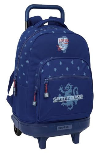 Harry Potter Captain Großer Rucksack mit Rädern, kompakt, abnehmbar, ideal für Kinder verschiedener Altersgruppen, bequem und vielseitig, Qualität und Widerstandsfähigkeit, 33 x 22 x 45 cm, Harry Potter Captain Großer Rucksack mit Rädern, kompakt, abnehmbar, ideal für Kinder verschiedener Altersgruppen, bequem und vielseitig, Qualität und Widerstandsfähigkeit, 33 x 22 x 45 cm, von safta