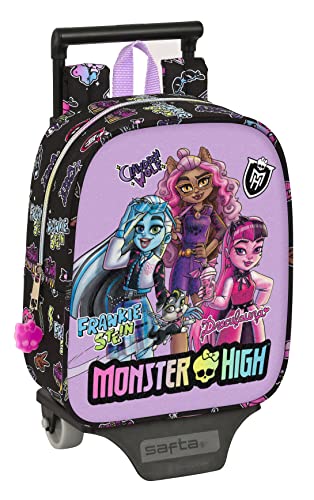 MOCH 232+CARRO 805 Monster HIGH Creep, Schwarz, Estándar, Casual von safta