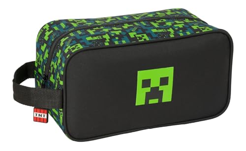 Minecraft TNT Mittelgroßer Schuhbeutel, multifunktional, für Sport, außerschulisch, Fußball, bequem und vielseitig, 29 x 14 x 15 cm, bunt, M, Casual Minecraft TNT Mittelgroßer Schuhbeutel, multifunktional, für Sport, außerschulisch, Fußball, bequem und vielseitig, 29 x 14 x 15 cm, bunt, M, Casual von safta