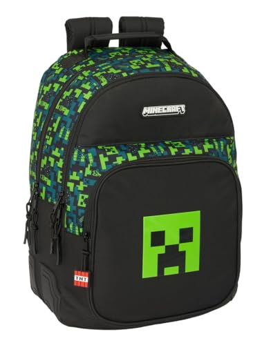 Minecraft TNT Schulrucksack für Kinder, ideal für Kinder verschiedener Altersgruppen, bequem und vielseitig, Qualität und Widerstandsfähigkeit, 32 x 15 x 42 cm, bunt, M, Casual Minecraft TNT Schulrucksack für Kinder, ideal für Kinder verschiedener Altersgruppen, bequem und vielseitig, Qualität und Widerstandsfähigkeit, 32 x 15 x 42 cm, bunt, M, Casual von safta