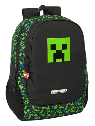 Minecraft TNT Schulrucksack für Kinder, ideal für Kinder verschiedener Altersgruppen, bequem und vielseitig, Qualität und Widerstandsfähigkeit, 32 x 16 x 44 cm, bunt, M, Casual Minecraft TNT Schulrucksack für Kinder, ideal für Kinder verschiedener Altersgruppen, bequem und vielseitig, Qualität und Widerstandsfähigkeit, 32 x 16 x 44 cm, bunt, M, Casual von safta