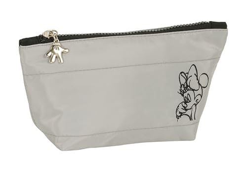 Minnie Teen Sand Schultasche für Kinder mit Make-up-Tasche, Kulturbeutel, ideal für Verschiedene Altersgruppen, bequem und vielseitig, Qualität und Widerstandsfähigkeit, 23 x 8 x 12 cm, Steingrau, Minnie Teen Sand Schultasche für Kinder mit Make-up-Tasche, Kulturbeutel, ideal für Verschiedene Altersgruppen, bequem und vielseitig, Qualität und Widerstandsfähigkeit, 23 x 8 x 12 cm, Steingrau, von safta