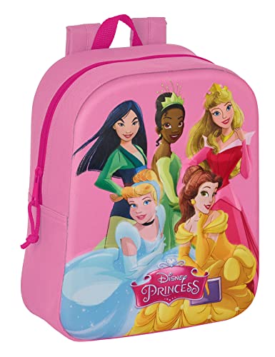 Mochila Guarderia 3D-Prinzessinnen-Disney von safta