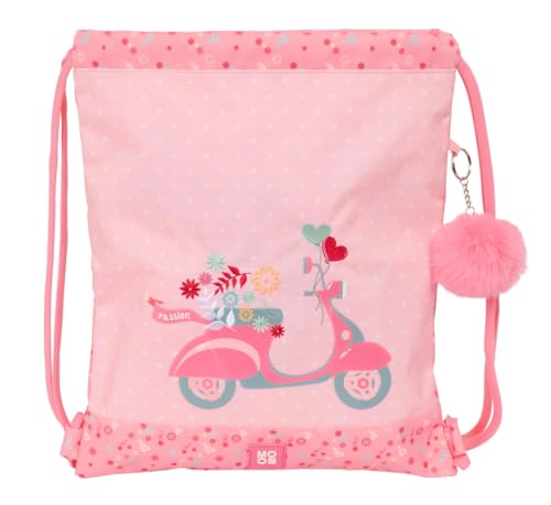 Moos Passion Rucksack, flach, groß, ideal für Kinder verschiedener Altersgruppen, recycelbarer Stoff, bequem und vielseitig, Qualität und Widerstandsfähigkeit, 35 x 40 cm, bunt, M, Casual Moos Passion Rucksack, flach, groß, ideal für Kinder verschiedener Altersgruppen, recycelbarer Stoff, bequem und vielseitig, Qualität und Widerstandsfähigkeit, 35 x 40 cm, bunt, M, Casual von safta
