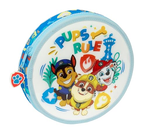 PAW PATROL PUPS RULE Federmäppchen, rund, 18 Teile, leicht zu reinigen, Federmäppchen für Kinder, ideal für Kinder von 5 bis 14 Jahren, bequem und vielseitig, Qualität und Widerstandsfähigkeit, 21 x PAW PATROL PUPS RULE Federmäppchen, rund, 18 Teile, leicht zu reinigen, Federmäppchen für Kinder, ideal für Kinder von 5 bis 14 Jahren, bequem und vielseitig, Qualität und Widerstandsfähigkeit, 21 x von safta