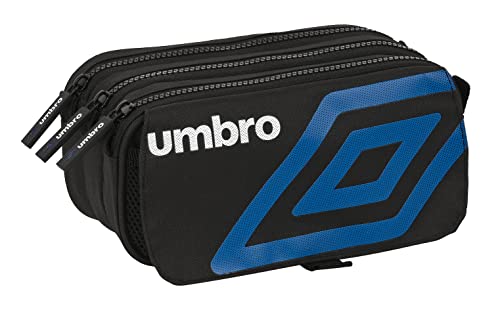 Dreifaches Mehrzweck-Etui Umbro Flash Schwarz (21,5 x 10 x 8 cm) Dreifaches Mehrzweck-Etui Umbro Flash Schwarz (21,5 x 10 x 8 cm) von safta