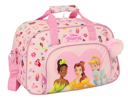 PRINCESAS DISNEY SUMMER ADVENTURES - Sporttasche, Rucksack, ideal für Kinder unterschiedlichen Alters, bequem und vielseitig, Qualität und Widerstandsfähigkeit, 40 x 23 x 24 cm, Hellrosa, hellrosa, von safta