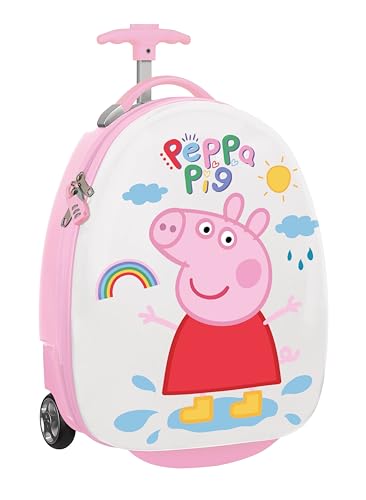 Peppa Pig Ice Cream Kabinenwagen 40,6 cm, Trolley mit Rädern, Sicherheitsschloss, Leichter Koffer, 28 x 23 x 43 cm, Hellrosa/Mintgrün, Hellrosa/Minzgrün, Estándar, Casual Peppa Pig Ice Cream Kabinenwagen 40,6 cm, Trolley mit Rädern, Sicherheitsschloss, Leichter Koffer, 28 x 23 x 43 cm, Hellrosa/Mintgrün, Hellrosa/Minzgrün, Estándar, Casual von safta