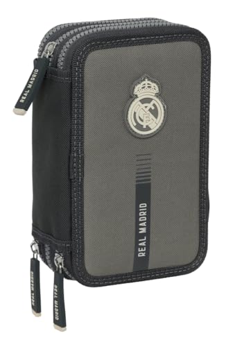 Real Madrid 3. Team 24/25, Schuletui mit 37 Utensilien, Federmäppchen für Kinder, ideal für Kinder von 5 bis 14 Jahren, bequem und vielseitig, Qualität und Widerstandsfähigkeit, 12,5 x 5,5 x 19,5 cm, Real Madrid 3. Team 24/25, Schuletui mit 37 Utensilien, Federmäppchen für Kinder, ideal für Kinder von 5 bis 14 Jahren, bequem und vielseitig, Qualität und Widerstandsfähigkeit, 12,5 x 5,5 x 19,5 cm, von safta