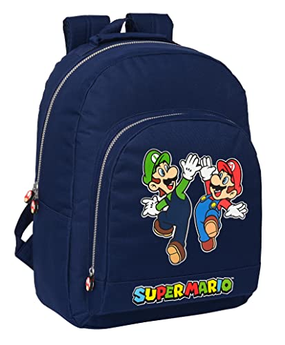 Rucksack ADAPT. Trolley Super Mario, marineblau, Estándar, Casual von safta