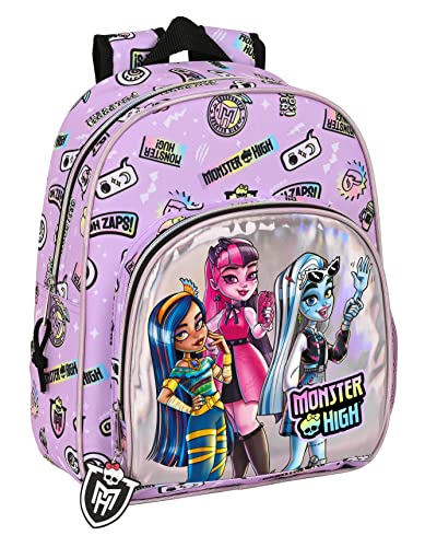 Rucksack für Kinder, ADAPT, Monster HIGH "BEST BOOS", Lila, Estándar, Casual von safta