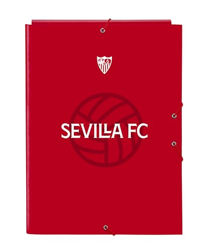 SEVILLA FC - Folio-Ordner mit 3 Klappen, ideal für Kinder verschiedener Altersgruppen, bequem und vielseitig, Qualität und Widerstandsfähigkeit, 26 x 36,5 cm, Rot, rot, Estándar, Lässig SEVILLA FC - Folio-Ordner mit 3 Klappen, ideal für Kinder verschiedener Altersgruppen, bequem und vielseitig, Qualität und Widerstandsfähigkeit, 26 x 36,5 cm, Rot, rot, Estándar, Lässig von safta
