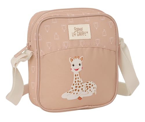 SOPHIE LA GIRAFE COOKIE Kleine Umhängetasche, Kindertasche, ideal für Kinder von 5 bis 14 Jahren, bequem und vielseitig, Qualität und Widerstandsfähigkeit, 16 x 4 x 18 cm, Beige, beige, Estándar, SOPHIE LA GIRAFE COOKIE Kleine Umhängetasche, Kindertasche, ideal für Kinder von 5 bis 14 Jahren, bequem und vielseitig, Qualität und Widerstandsfähigkeit, 16 x 4 x 18 cm, Beige, beige, Estándar, von safta