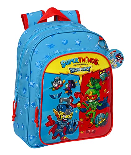 Safta Kinderrucksack Adapt. Superthings Rescue Force, blau, Estándar, Casual von safta