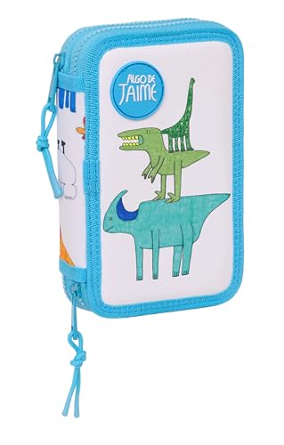 Safta ALGO DE JAIME Schulmäppchen für Kinder, Federmäppchen mit Farben, mit 28 Utensilien, ideal für Kinder von 5 bis 14 Jahren, bequem und vielseitig, Qualität und Widerstandsfähigkeit, 12,5 x 4 x Safta ALGO DE JAIME Schulmäppchen für Kinder, Federmäppchen mit Farben, mit 28 Utensilien, ideal für Kinder von 5 bis 14 Jahren, bequem und vielseitig, Qualität und Widerstandsfähigkeit, 12,5 x 4 x von safta