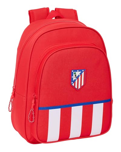 Safta ATLÉTICO DE MADRID Schulrucksack für Kinder, ideal für Kinder verschiedener Altersgruppen, bequem und vielseitig, Qualität und Widerstandsfähigkeit, 27 x 10 x 33 cm, Rot, rot, Estándar, Casual Safta ATLÉTICO DE MADRID Schulrucksack für Kinder, ideal für Kinder verschiedener Altersgruppen, bequem und vielseitig, Qualität und Widerstandsfähigkeit, 27 x 10 x 33 cm, Rot, rot, Estándar, Casual von safta